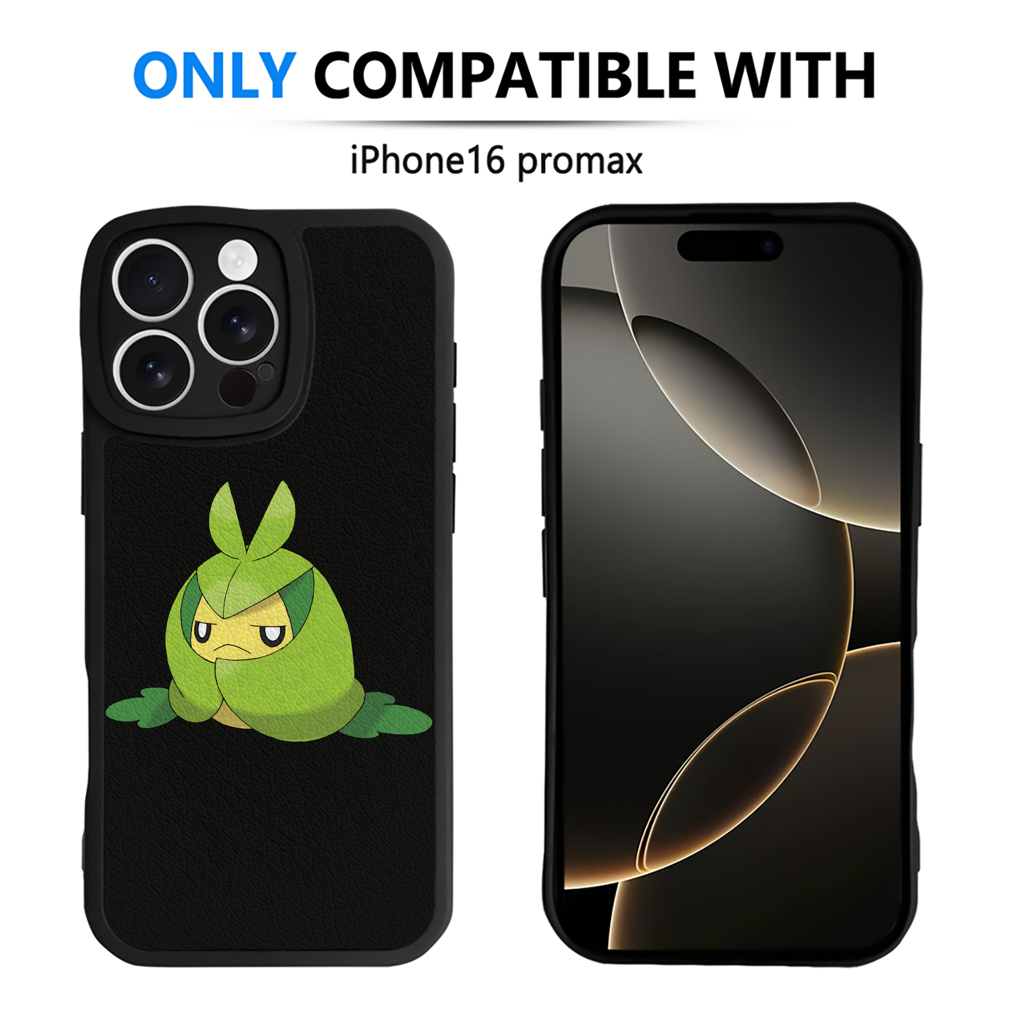 （画像用） ポケットモンスター Pokémon 【iPhone 16シリーズ対応】シリコンスマホケース（レザー調） 材質：シリコン